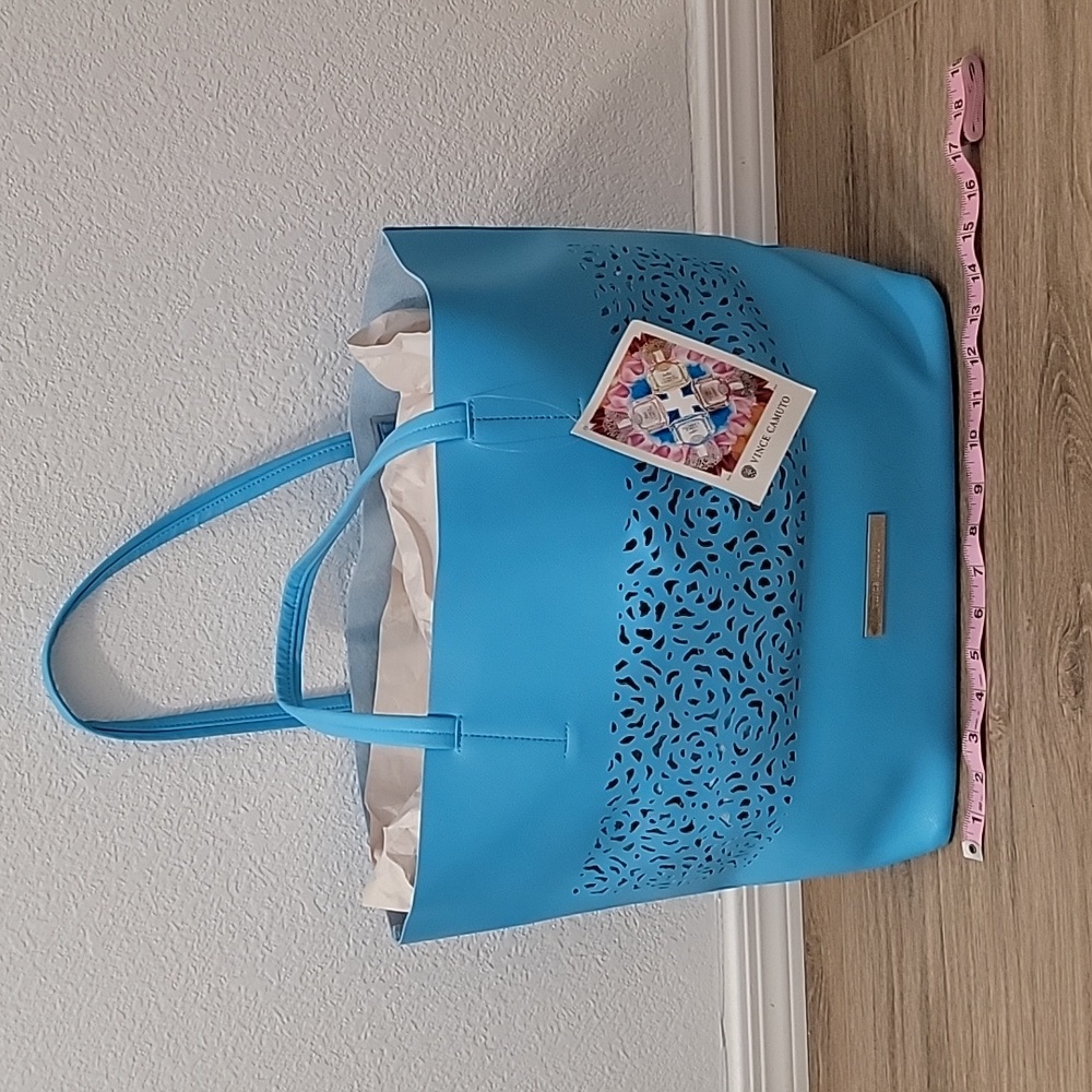 Vince Camuto light blue Tote Beach Bag